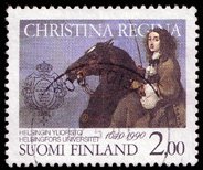frimärke drottning Kristina Finland 1990.jpg
