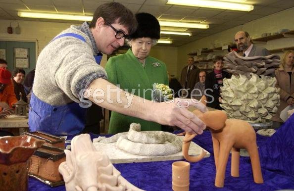 QEII in Bristol - QEII at the Park visiting one of the businesses in the building..jpg