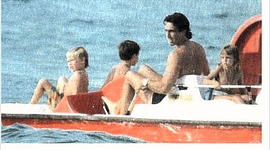 Louis and Pauline with brother Michael and daddy Daniel.JPG