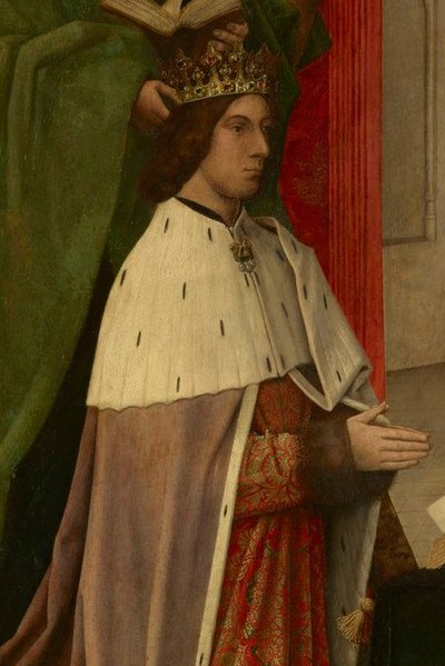 400px-Hugo_van_der_Goes_-_The_Trinity_Altarpiece_-_James_III_of_Scotland_accompanied_by_his_son_James%2C_presented_by_St_Andrew_%28cropped%29.jpg