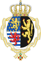 157px-Coat_of_arms_of_Jos%C3%A9phine_Charlotte_of_Luxembourg_%28Order_of_Isabella_the_Catholic%29.svg.png