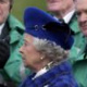 The Queen unveiling a bust of the Queen Mother