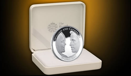 The Royal Wedding UK Silver Proof Coin