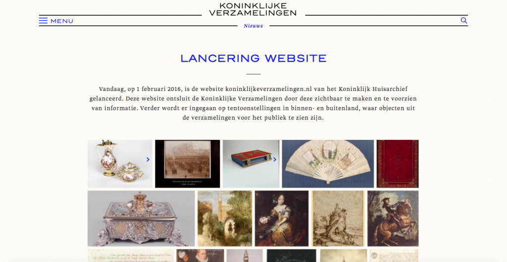 Click on the image above to visit the new Dutch Royal Archives website