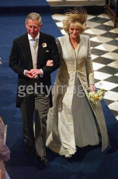 Charles and Camilla - Walking down the aisle after the blessing ceremony.jpg