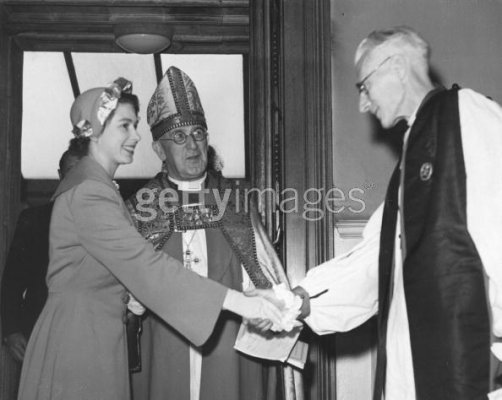20 jun 1951, AoC & Bishop of Winchester, Royal School of Mus Festival Serv, Albert Hall.jpg