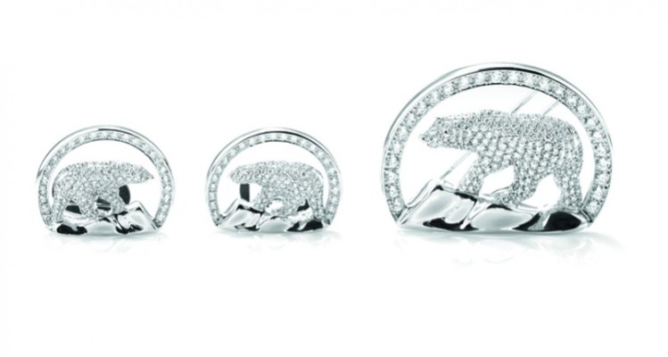 Brooch & Cufflinks diamonds Harry Winston from NW Territories, Cambridge Tour Jul11.jpg