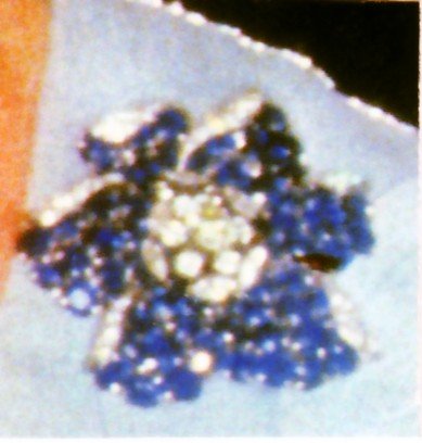 Qu Mums sapphire flower brooch was Marina of Kents.jpg