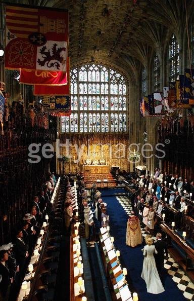 Charles and Camilla - Following the Archbishop of Canterbury down the aisle.jpg