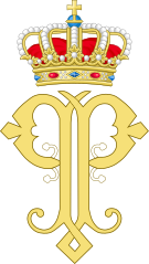 135px-Royal_Monogram_of_Queen_Paola_of_Belgium.svg.png